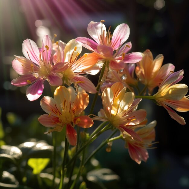 flores de buquê de verão ai photo