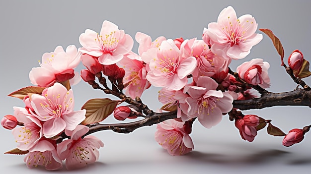 Flores de cerejeira japonesas HD 8K papel de parede Banco de Imagem Fotográfica
