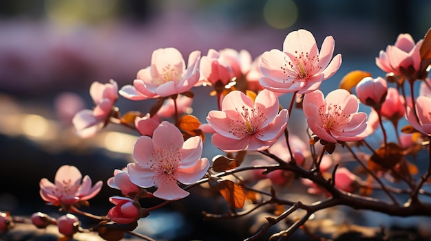 Flores de chaenomeles japonica