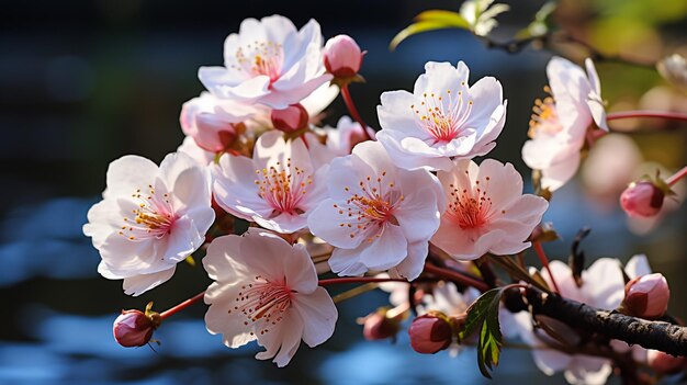 Foto flores de chaenomeles japonica