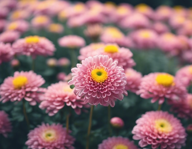 Foto flores de crisântemo