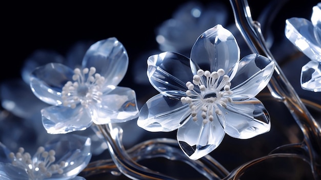 flores de cristal