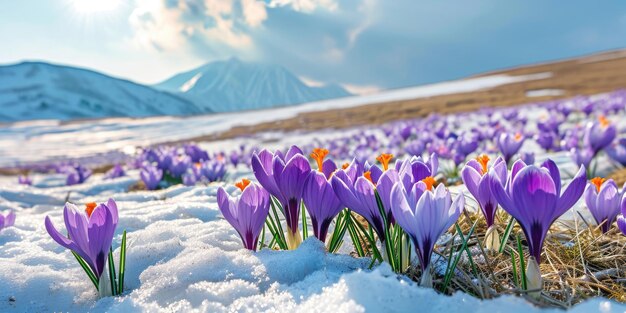 Flores de crocus