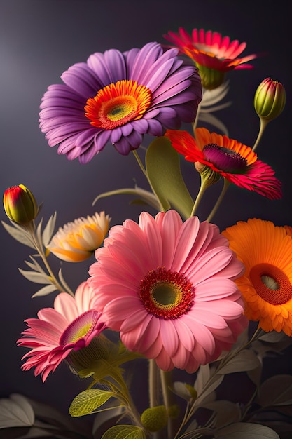 Flores de gerbera