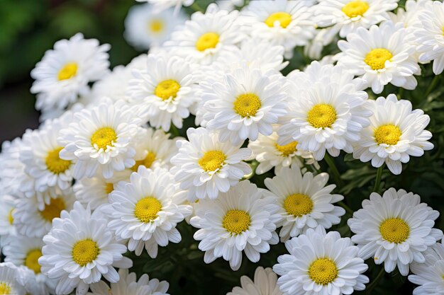 Flores de margarida branca