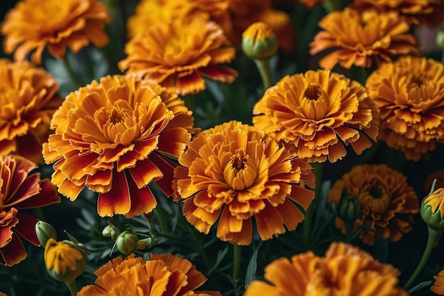 Flores de margarida em decoração sazonal