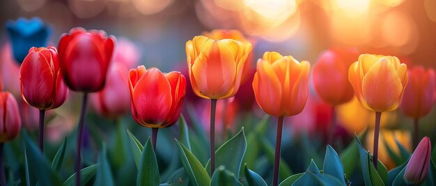 Foto flores de primavera muito ousadas e brilhantes