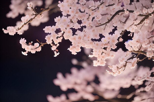 Flores de Sakura japonesas