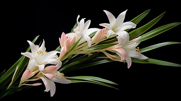 Foto las flores de dracaena loureiri gagnep son flores de las agavaceas