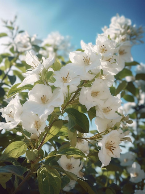 las flores florecen el árbol el árbol florece