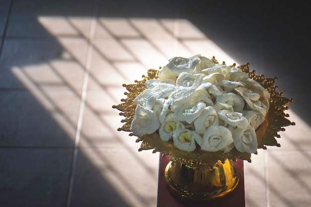 Flores funerárias nas tradições tailandesas