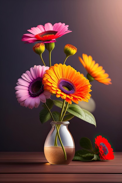 Flores de gerbera