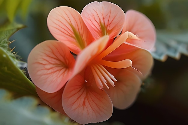 flores y un hermoso fondo natural