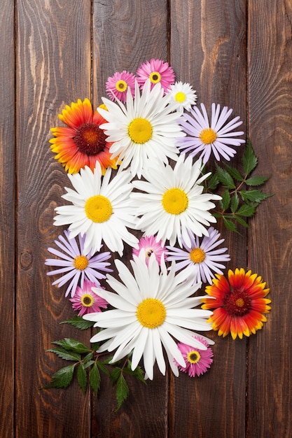 Foto las flores del jardín