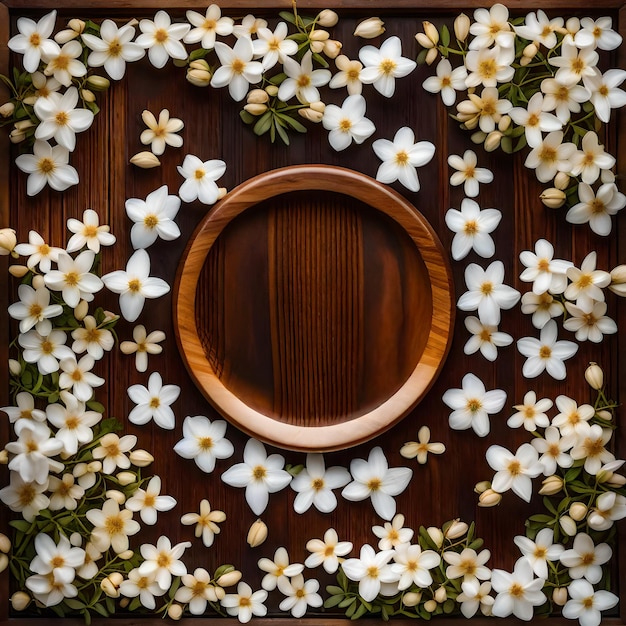 Foto las flores de jazmín