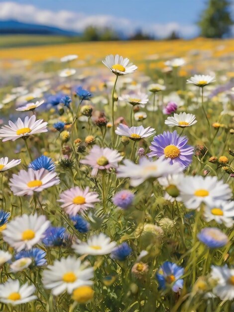 Foto flores de la naturaleza fondo burbuja de flores