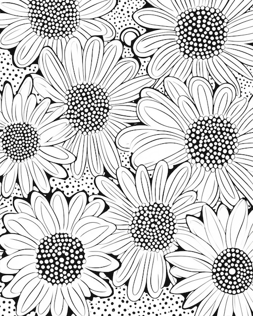 Flores y otros diseños Páginas para colorear para adultos