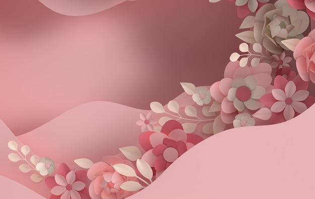 Flores de papel y capas de agujeros.