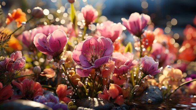 Las flores en primavera