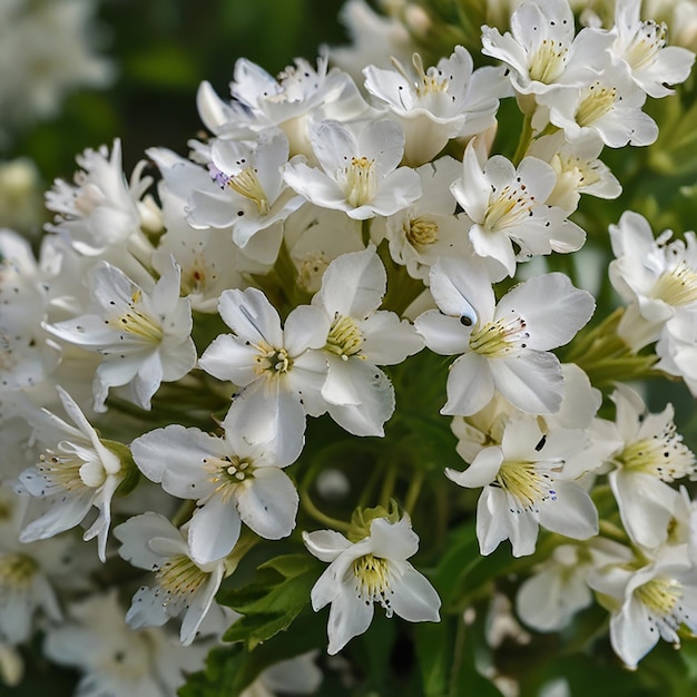 Foto flores de racimo blanco en flor