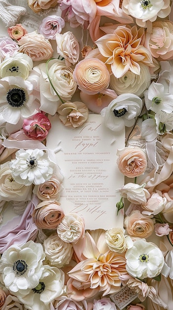 Flores en el ramo de bodas
