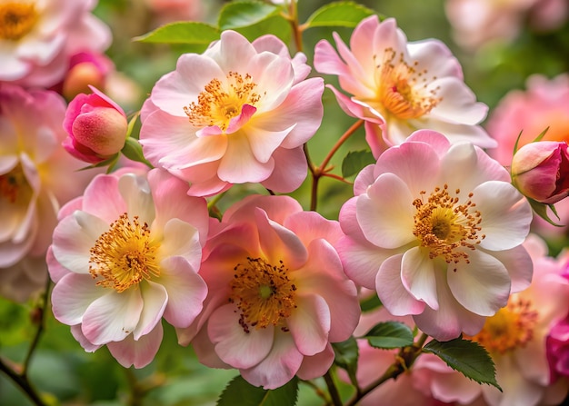 Las flores rosadas de la primavera