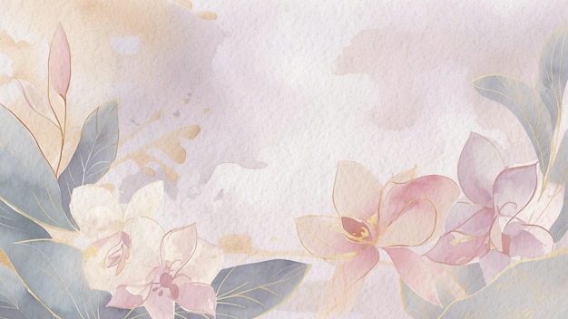 Flores rosas sobre un fondo con la palabra magnolia