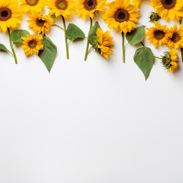 Las flores de simpatía el ramo de la mano el vector las flores de agua el girasol la casa de la pasión