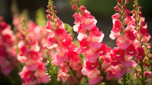 Flores de Snapdragon imagen de alta calidad en el jardín