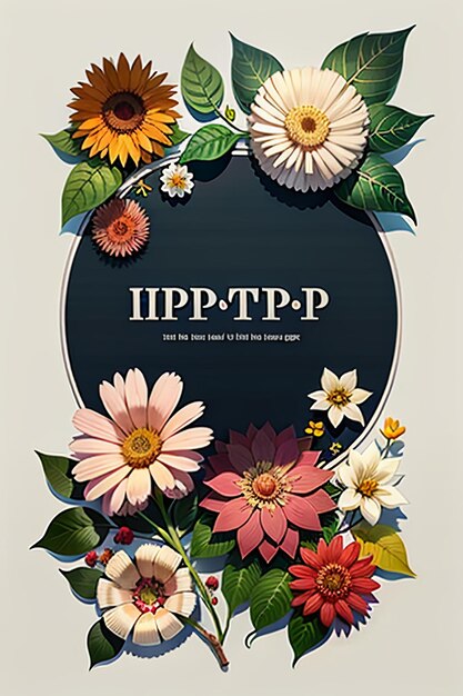 Flores texto publicidade cartaz propaganda capa design banner papel de parede fundo ilustração
