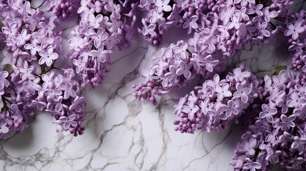 flores variadas lilas imagem fotográfica criativa de alta definição