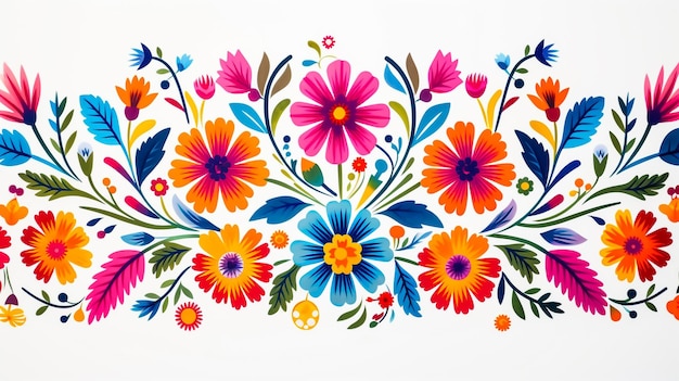 Flores vetoriais Coleção floral colorida com folhas e flores desenhando aquarela Primavera ou s