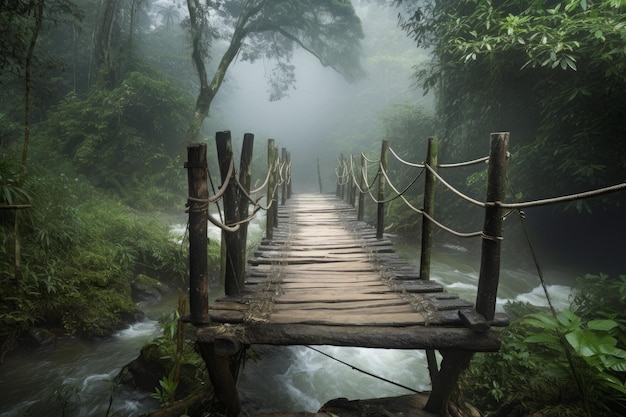 Floresta da ponte da selva Gerar Ai