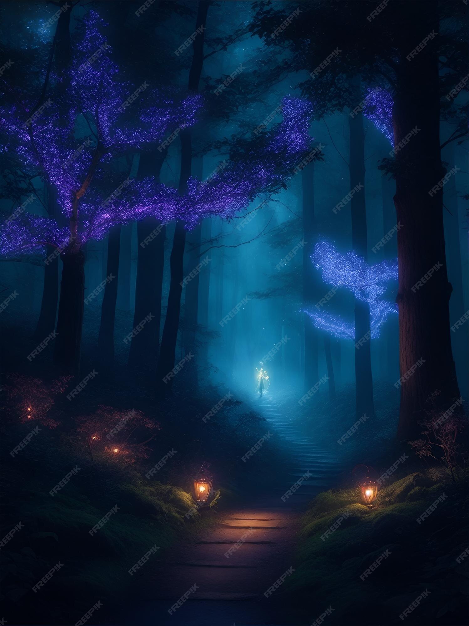 Página 6  Floresta Anime Noite Imagens – Download Grátis no Freepik