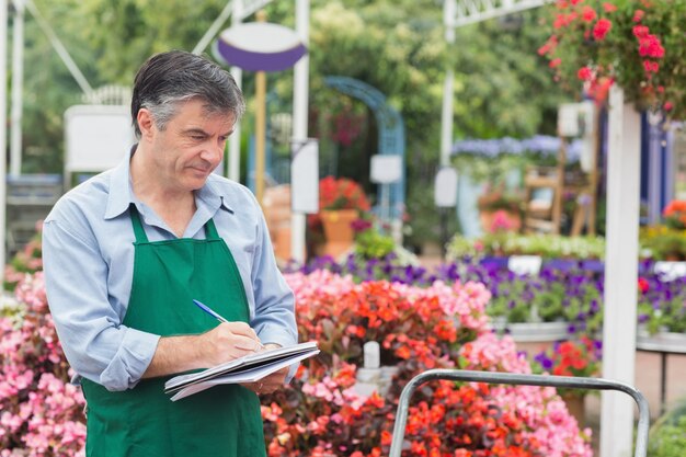 Florist Notizen machen