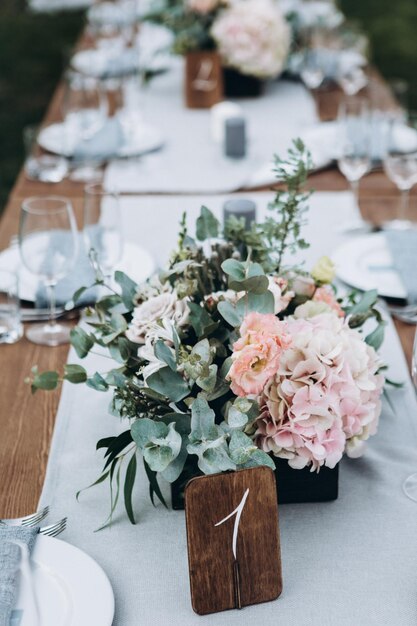 Florística de bodas y decoración de bodas.