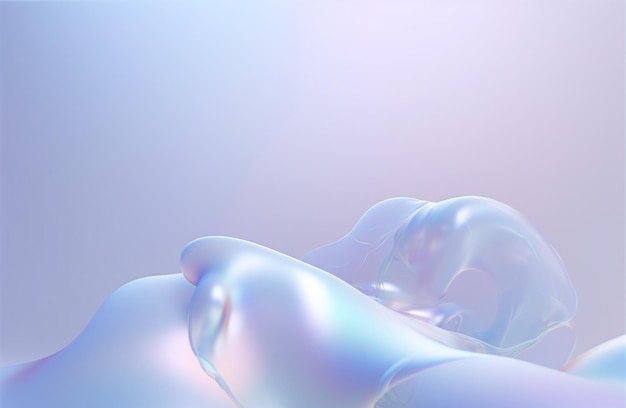 Flotador de burbujas holográficas Nubes Minimalismo papel tapiz de fondo abstracto 1