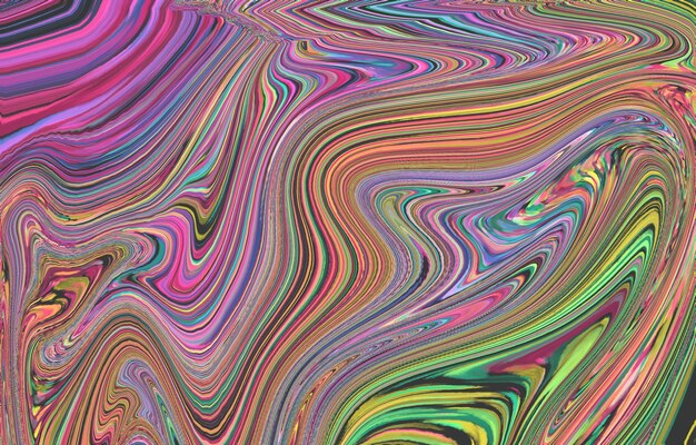 Flüssige Farben Tapete Helle bunte Formen überlappenMarmor Marmor Textur Künstlerische abstrakt