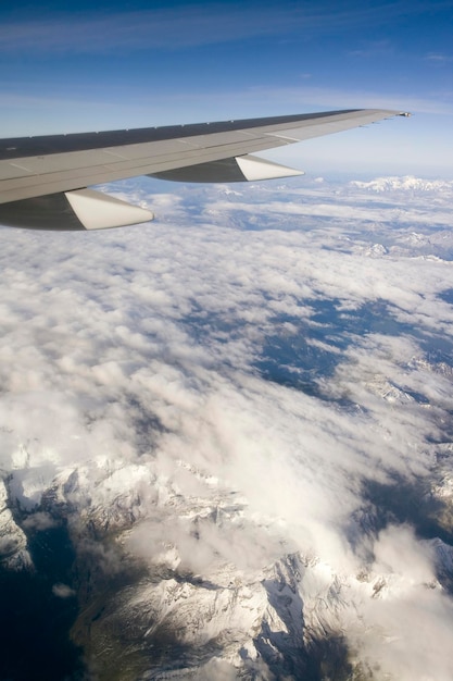 Flug über die Schweizer Alpen Schweiz Europa