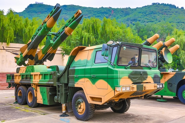 Flugabwehrsystem im Military Aviation Museum of China