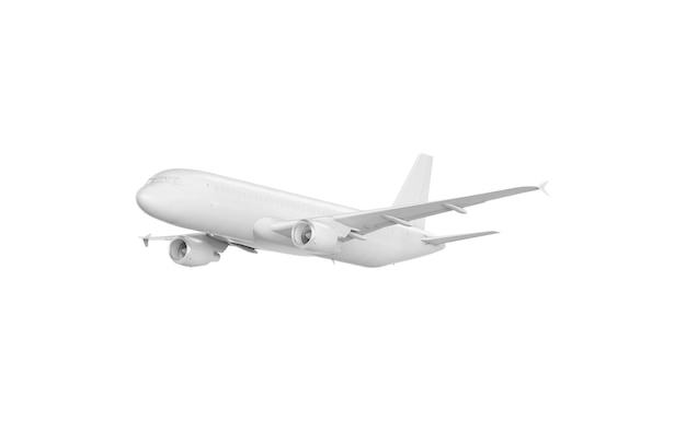Flugzeug-Mockup für eine elegante und professionelle Luftfahrtpräsentation