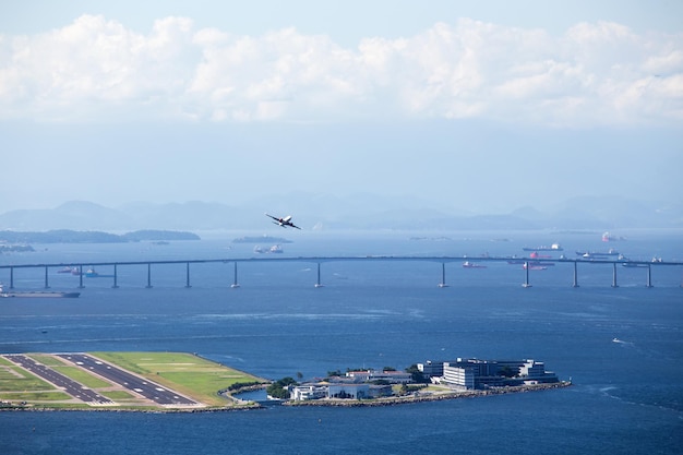 Flugzeugabflug von Rio