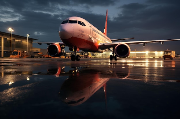 Flugzeugfoto des Flughafens