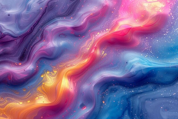 Fluid Art Hintergrundwellen-Design