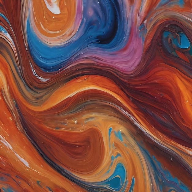 Fluid Art Swirl Acrylfarbe