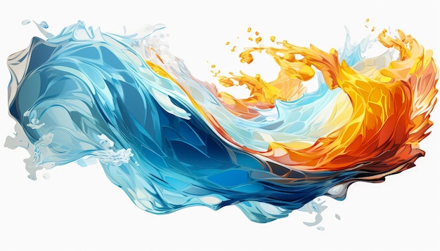 Fluid Beauty revela cores abstratas com respingos de tinta líquida e texturas artísticas de aquarela