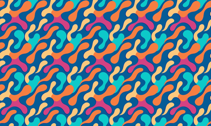 Foto fluid design nahtloses muster hintergrundtapeten