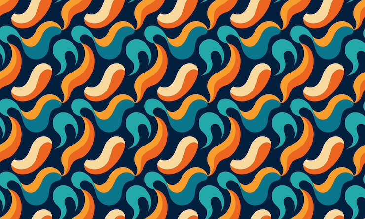 Foto fluid design nahtloses muster hintergrundtapeten