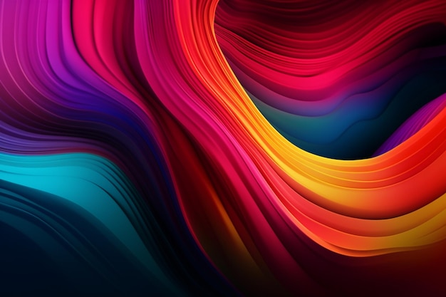 Flujo de color de fondo