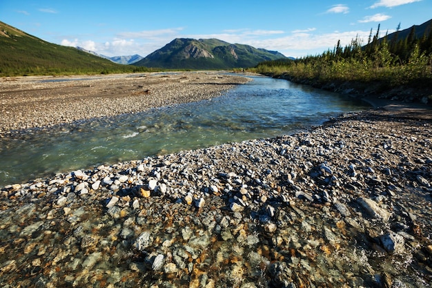 Fluss auf Alaska